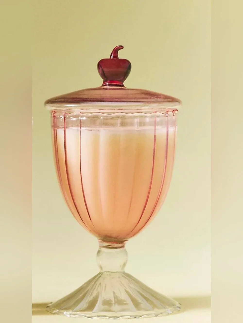 Anthropologie Astrid Gourmand Vanilla Shake Glass Candle ~ 5 oz